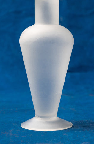 White Opaline Glass Vase