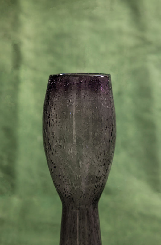 Indigo Hand-Blown Murano Glass Vases