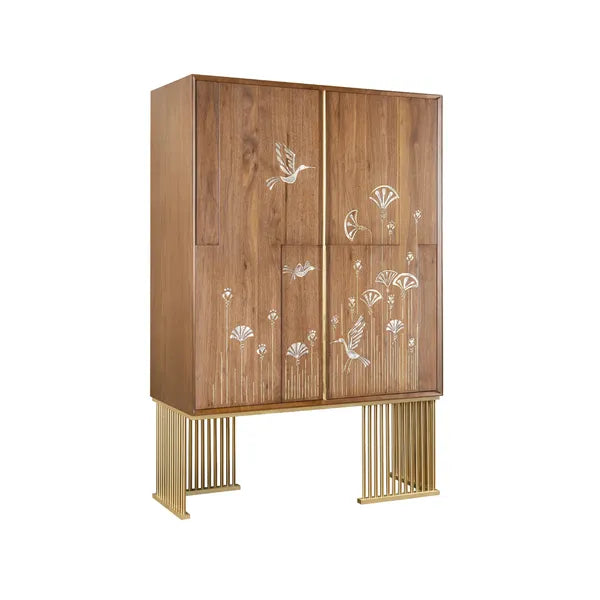 Pearly Ibis Cabinet - Shewekar- The Mob Collective