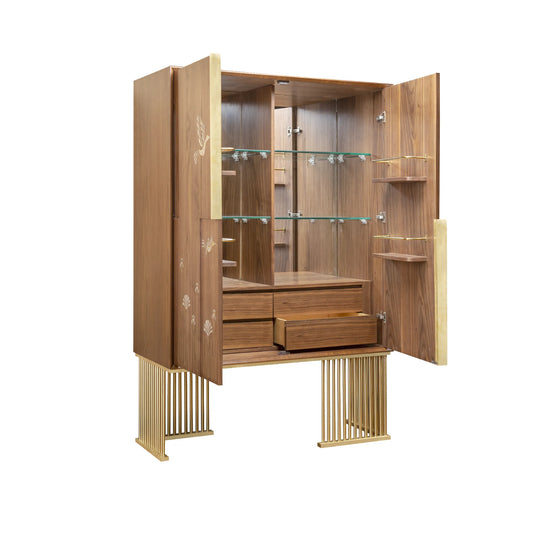 Pearly Ibis Cabinet - Shewekar- The Mob Collective