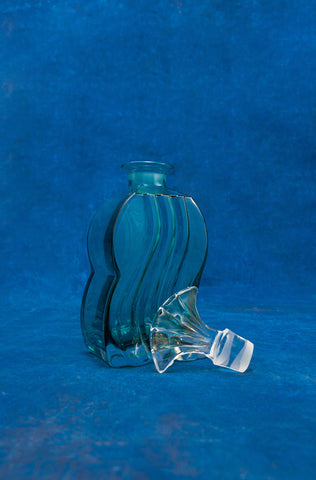 Aquamarine Murano Decanter