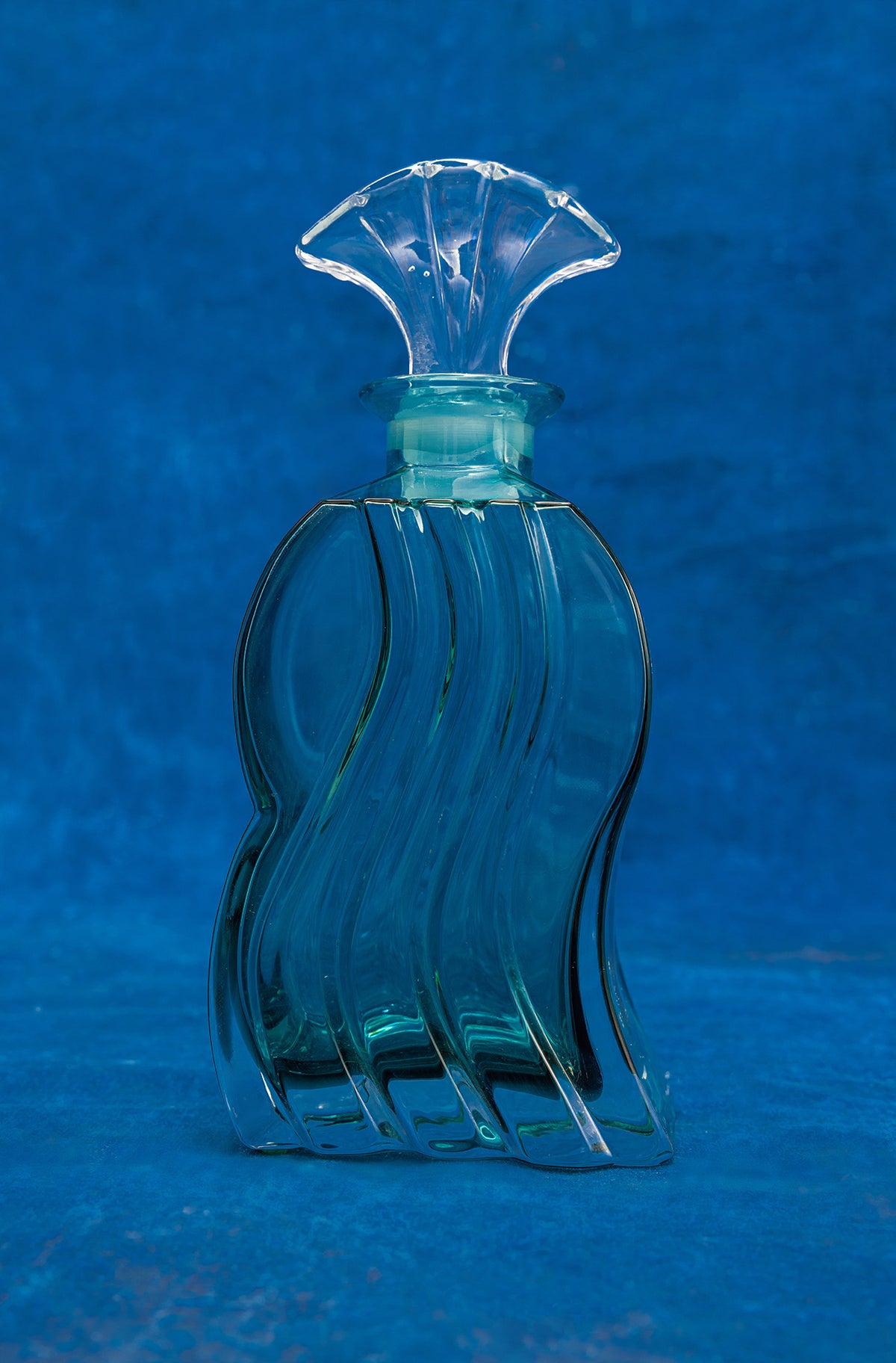 Aquamarine Murano Decanter