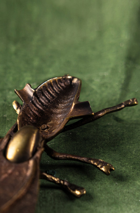 Postmodernist Brass Fly Ashtray