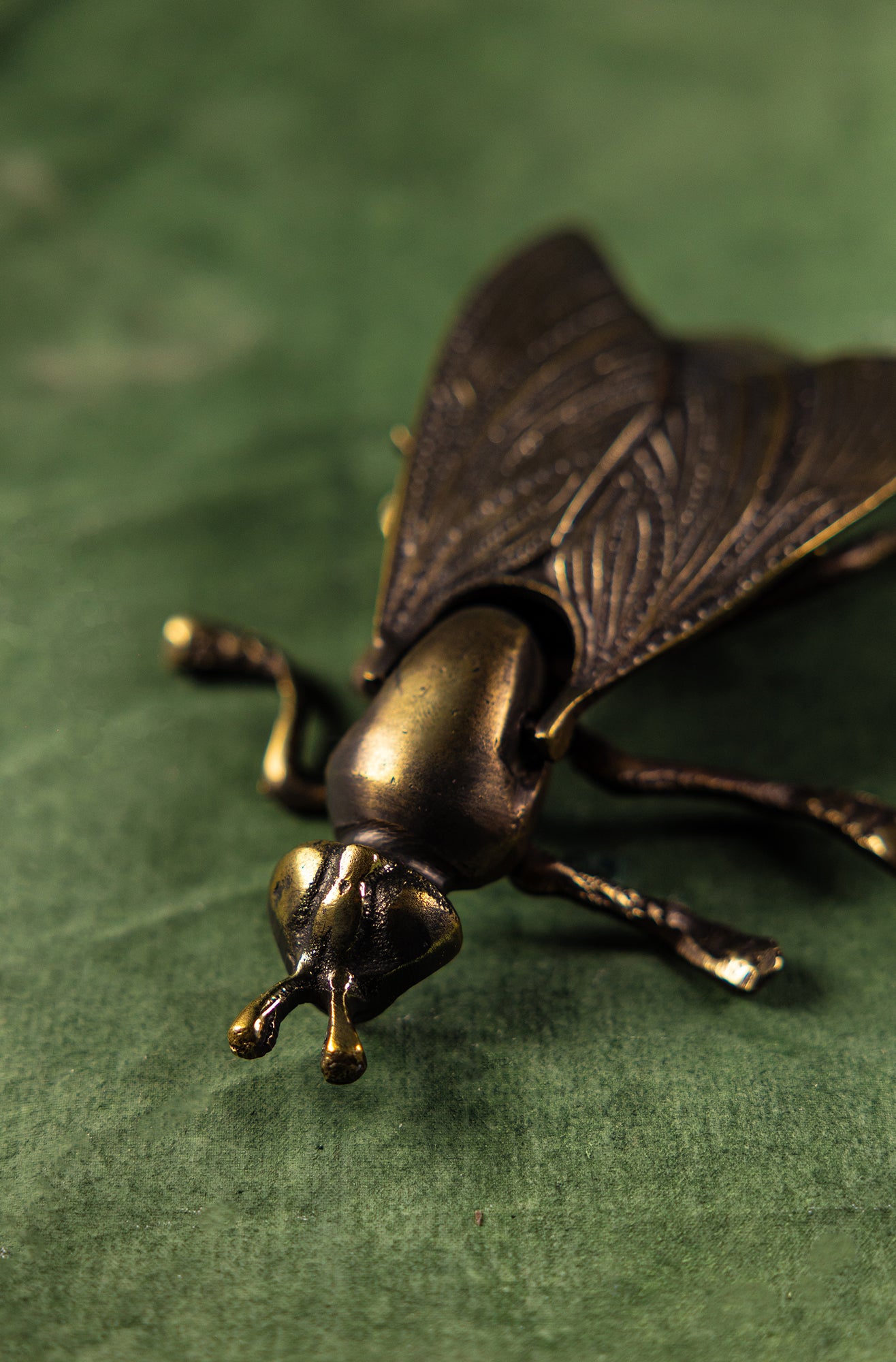 Postmodernist Brass Fly Ashtray