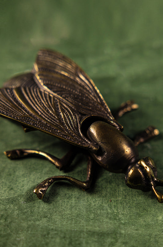 Postmodernist Brass Fly Ashtray
