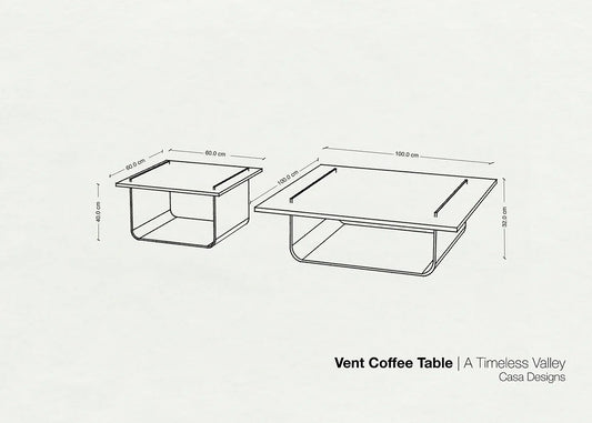 Vent Coffee Table Set