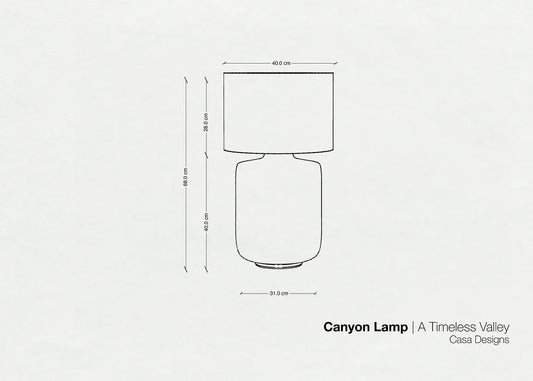 Canyon Lamp