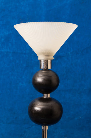 Pair of ‘70s Black Regency Table Lamps