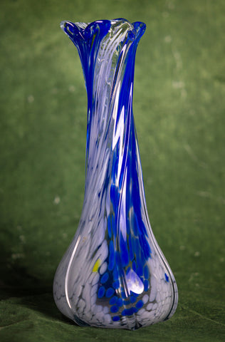 Mid-Century Waves Murano Vase