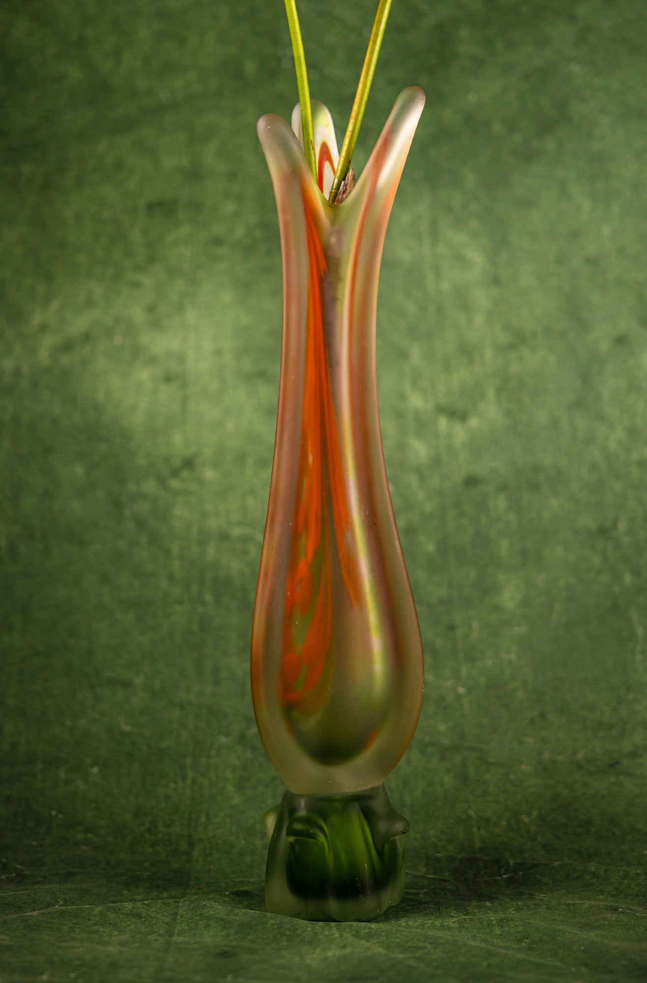 Eclectic Opaque Murano Vase