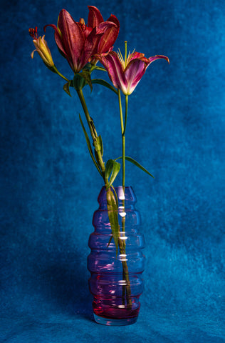 Nordic Oval Hand-Blown Glass Vases