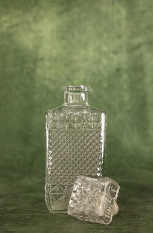 Diamond Accented Glass Decanter