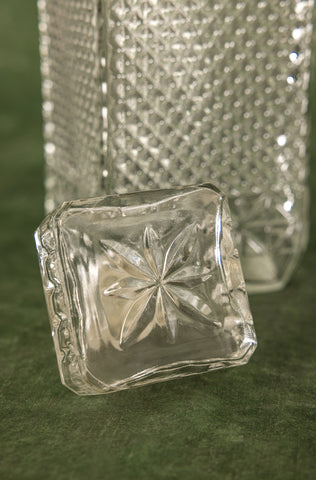 Diamond Accented Glass Decanter