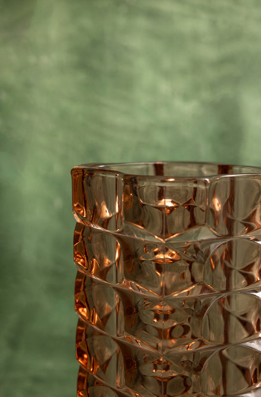 Marigold Glass Vase, Designed by Jacques-Georges Durand for Luminarc