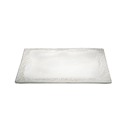 Coral Squared Serving Platter - ABRA CADABRA- The Mob Collective