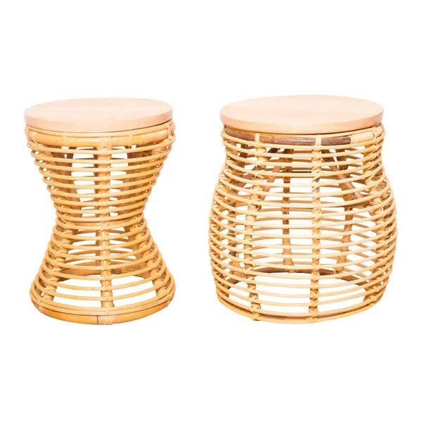 Bamboo Side Table - SNUG- The Mob Collective