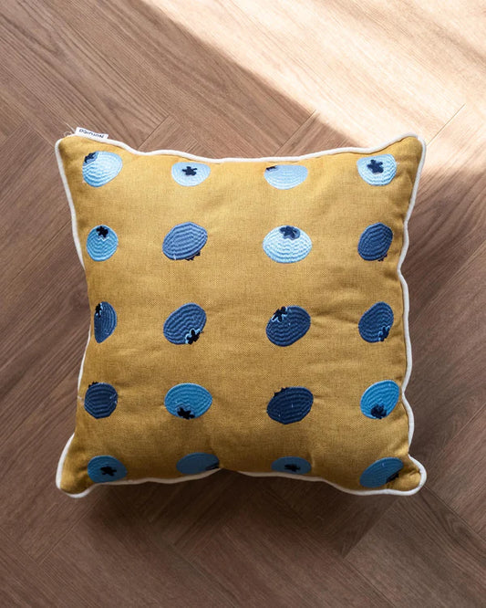 Blueberry Season Pattern Cushion