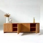 Fluted TV Unit