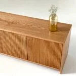 Fluted TV Unit