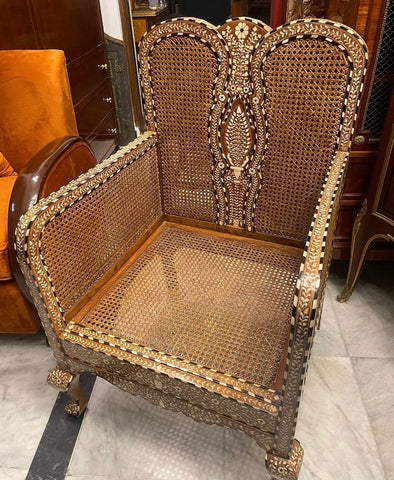 Pair of Indian Arm Chairs