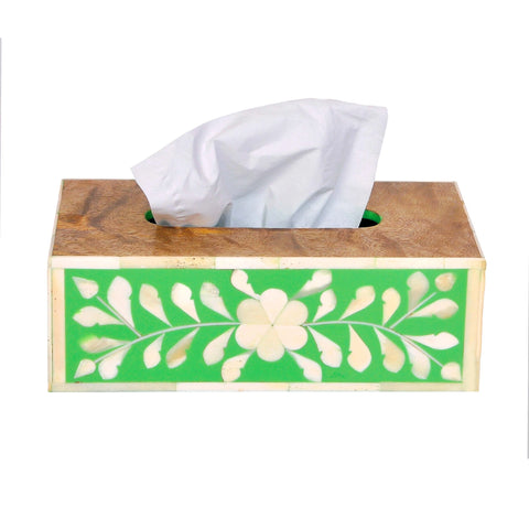 Green Moroccan Tissue Box