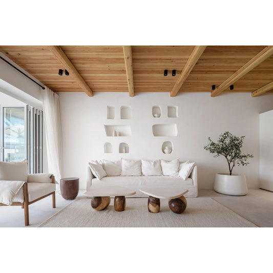 Twin Stone Coffee Tables - Reha- The Mob Collective