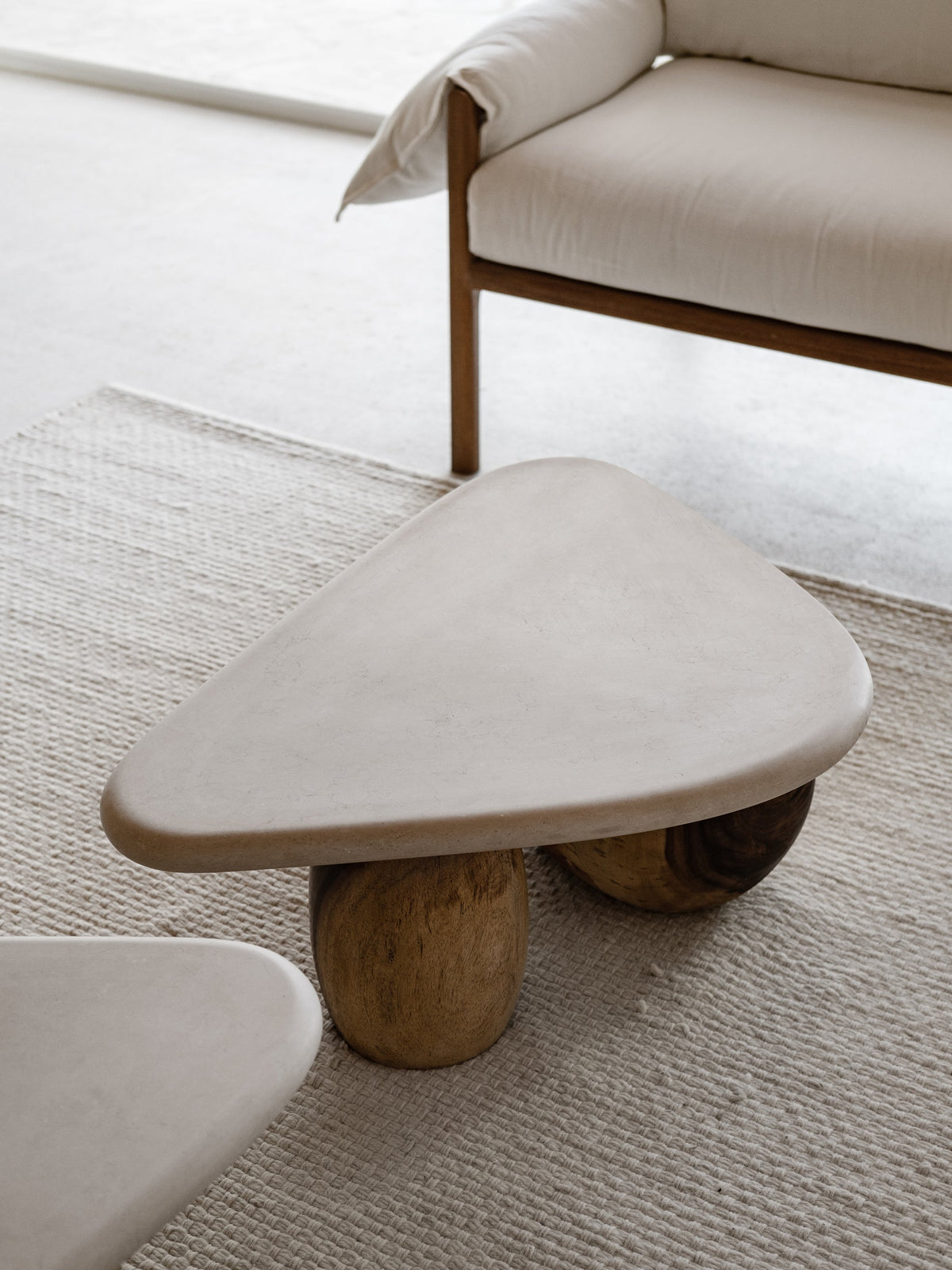 Twin Stone Coffee Tables - Reha- The Mob Collective