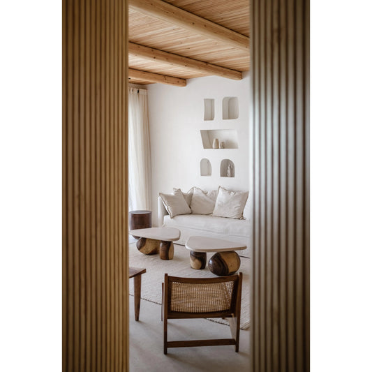 Twin Stone Coffee Tables - Reha- The Mob Collective