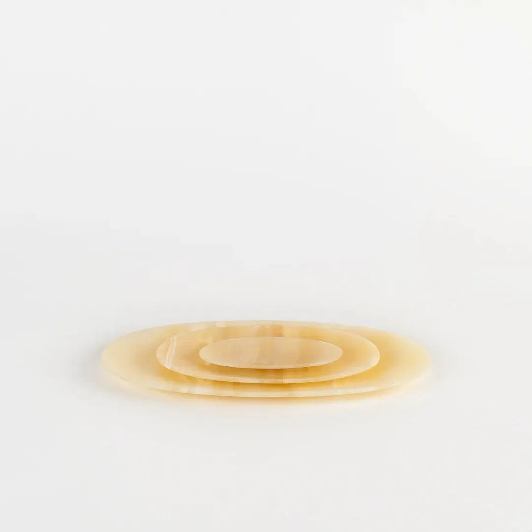 Alabaster Oval Set