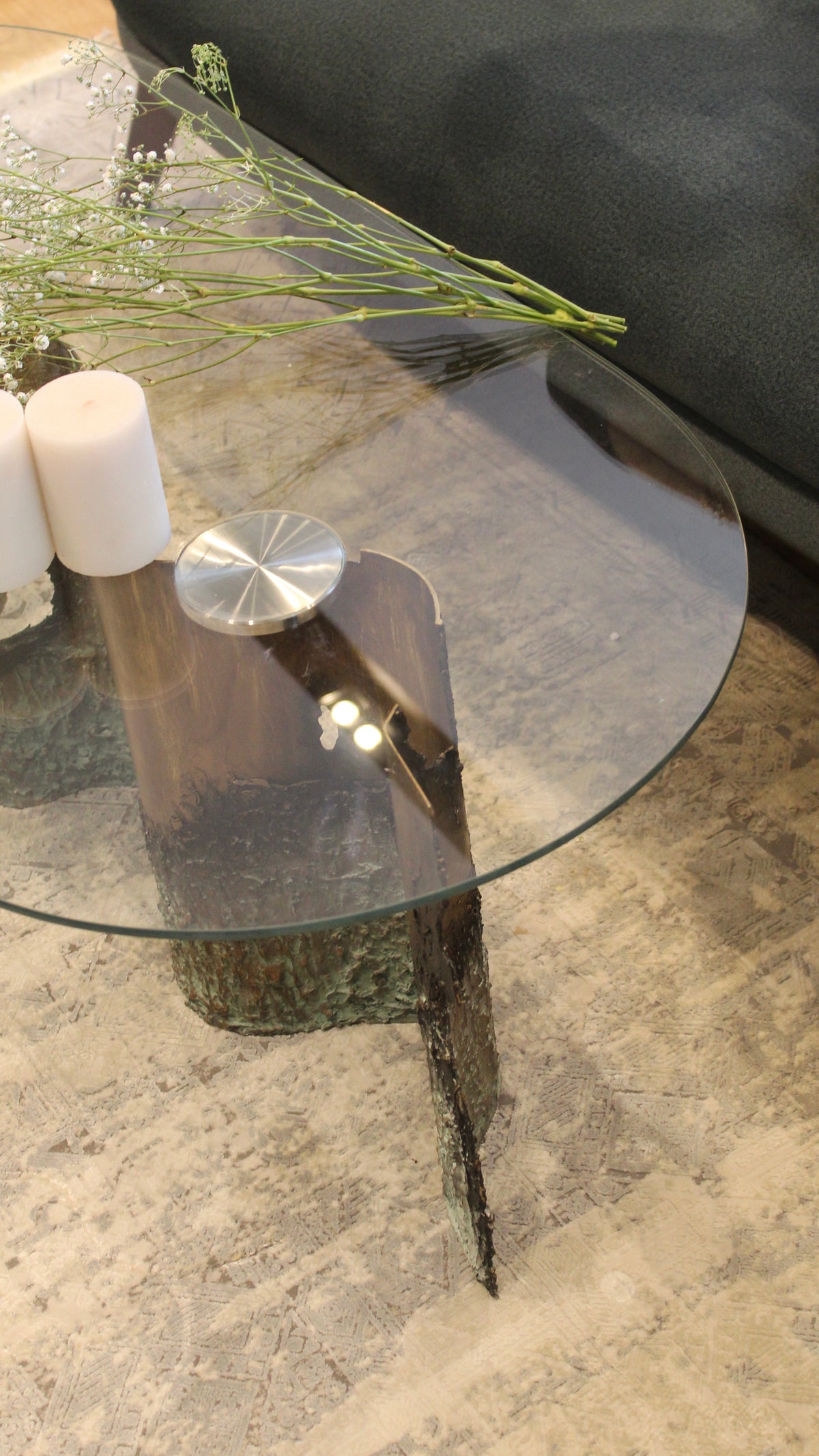 Scorched coffee table
