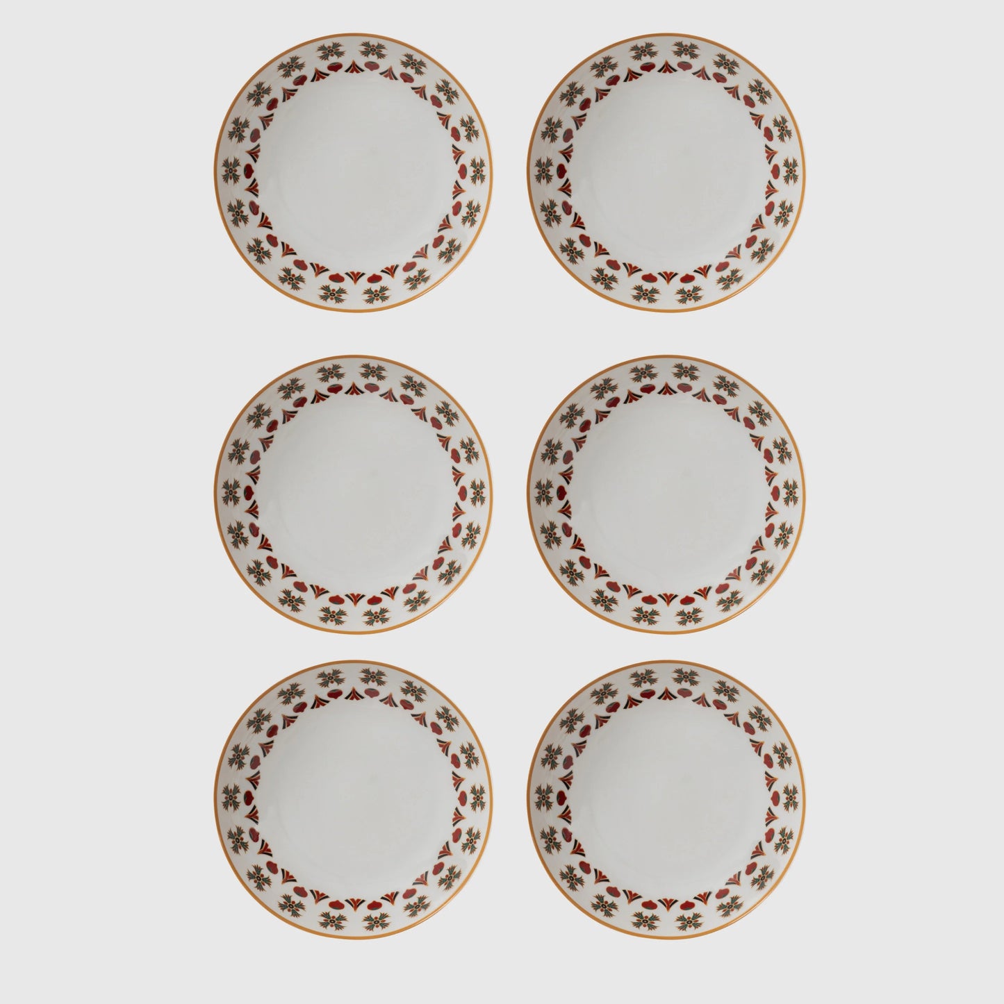 Khaldoun set of 6 Deep Plates