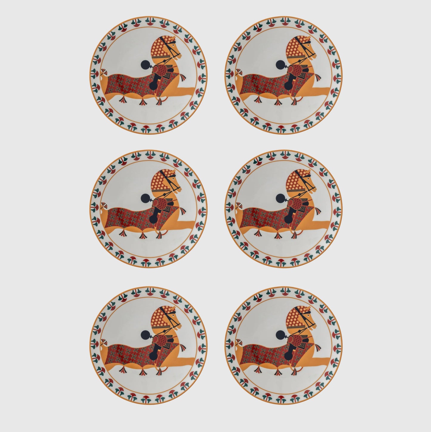 Khaldoun set of 6 Dinner Plates
