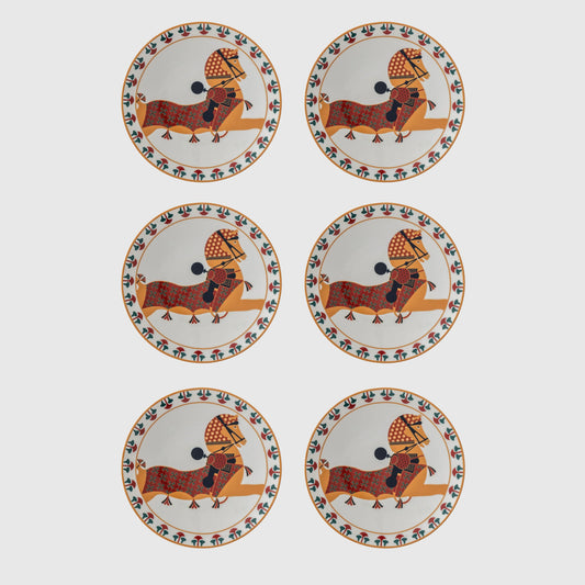 Khaldoun set of 6 Dinner Plates
