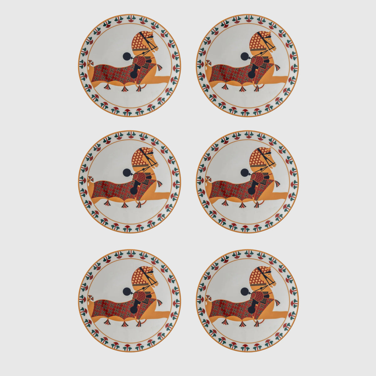 Khaldoun set of 6 Dinner Plates