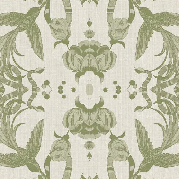 The Olive Hummingbird Cushion