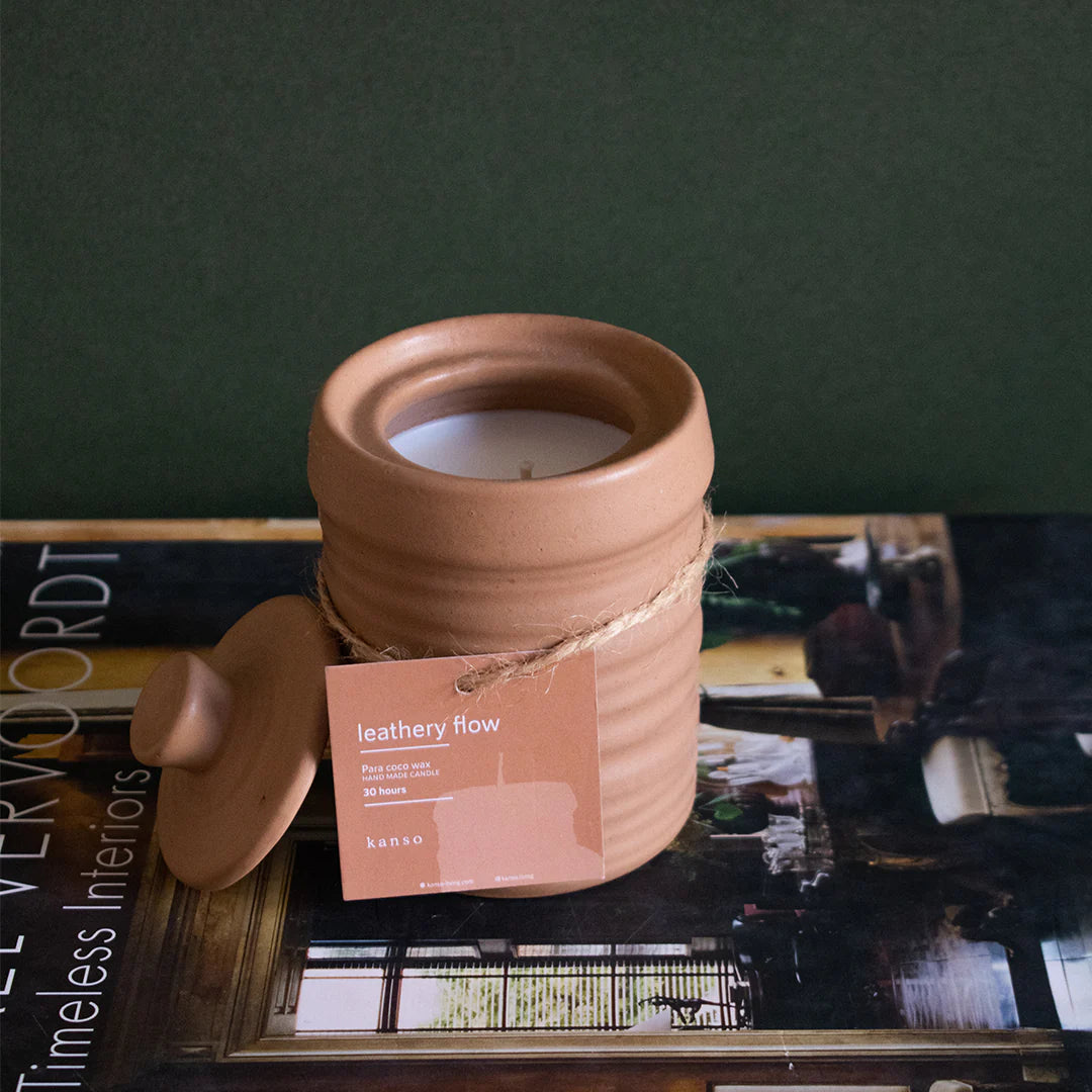 Leathery Flow Candle