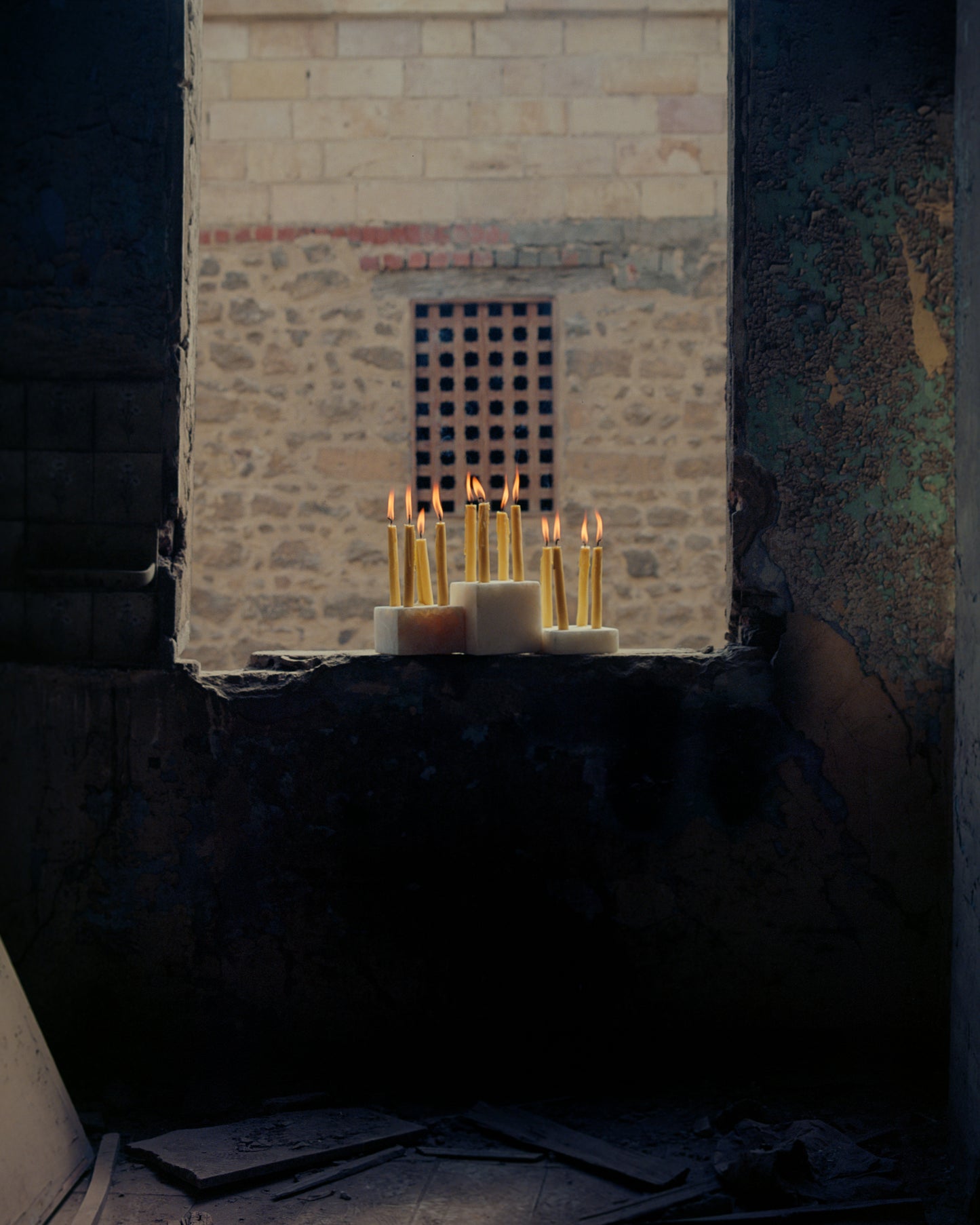 Brick Candelabara