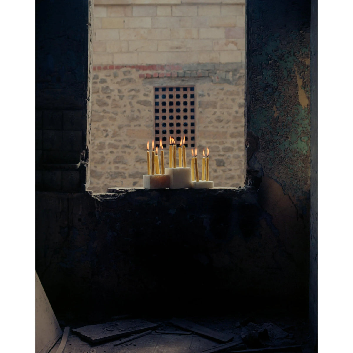 Brick Candelabara