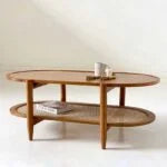 Rattan Oval Coffee Table