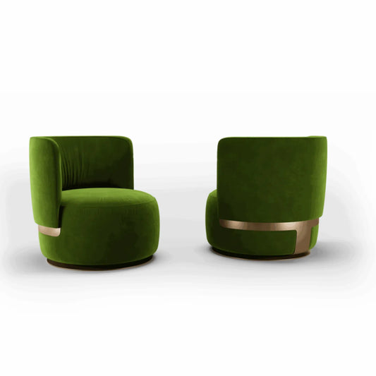 Portofino Swivel Chair - Aurea- The Mob Collective