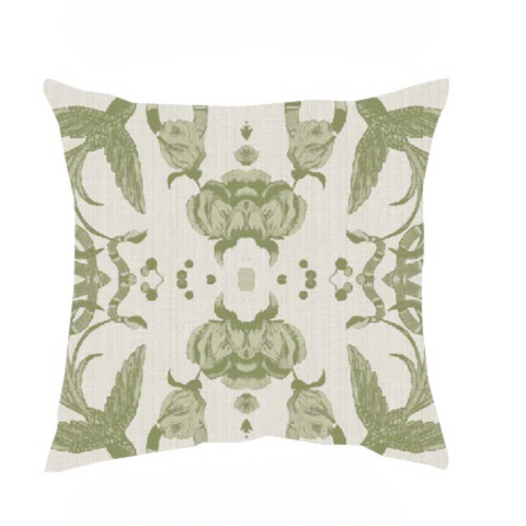 The Olive Hummingbird Cushion