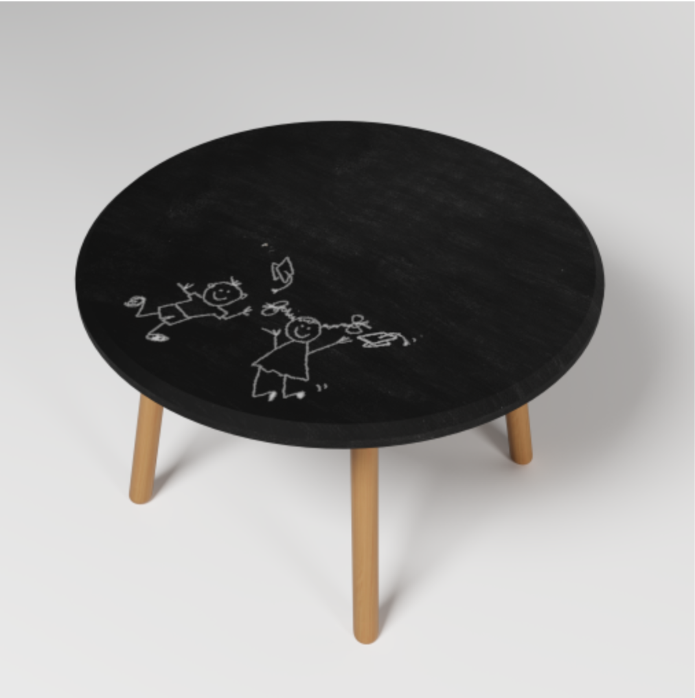 Chalkboard Round Table