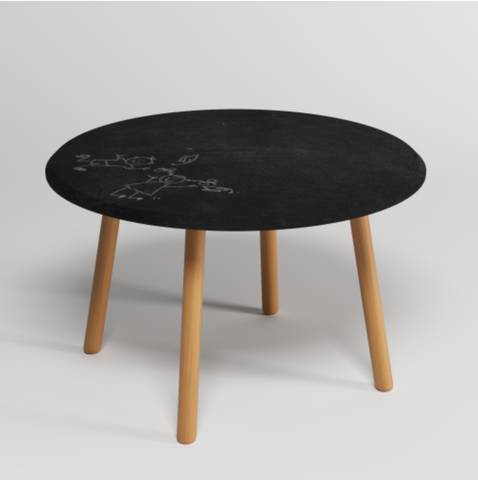 Chalkboard Round Table