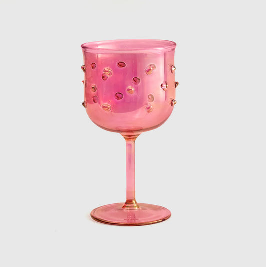 Full Colored Stemmed Glass