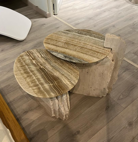 Stone Cloud Side Table