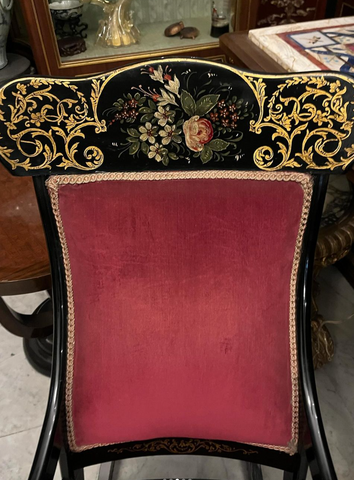 Hand painted Venetian Rocking chair