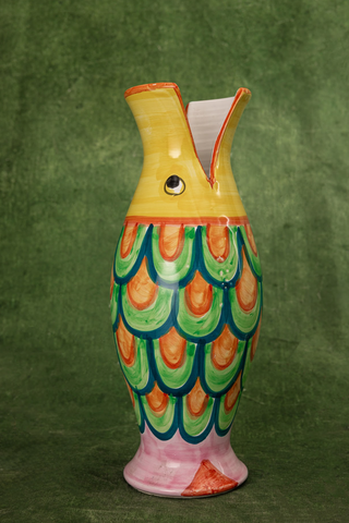 Pair of Bellini Pottery Fish Vase