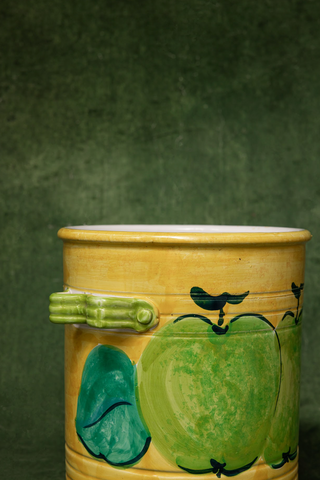 Bellini Pottery Apples Plant Pot