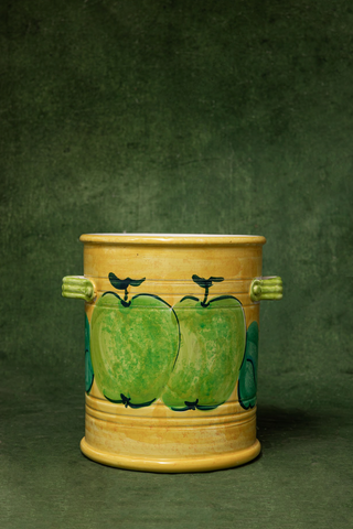 Bellini Pottery Apples Plant Pot