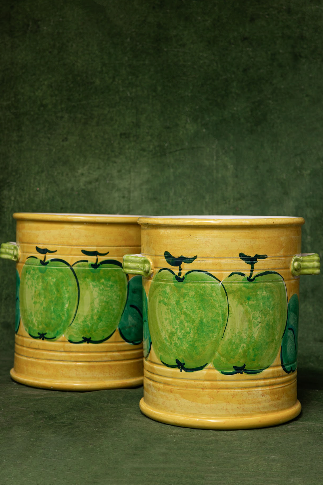 Bellini Pottery Apples Plant Pot